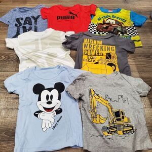 Baby Short Sleeve Shirts Size 18-24M Kids Short Sleeve Tees - Assorted Colors